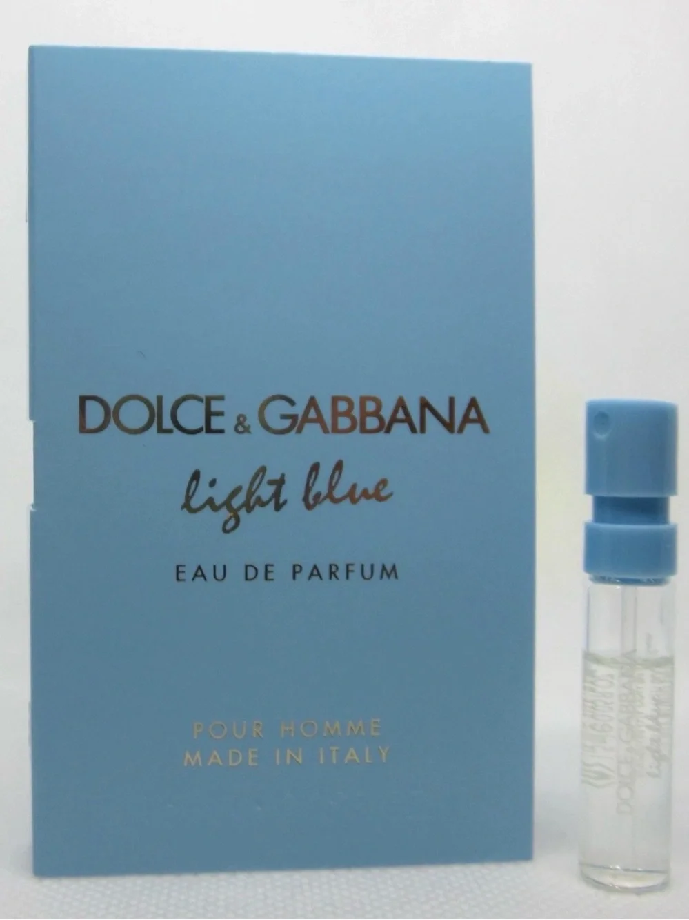 Dolce & Gabbana Light Blue Pour Homme EDP Sample Spray 0.05oz